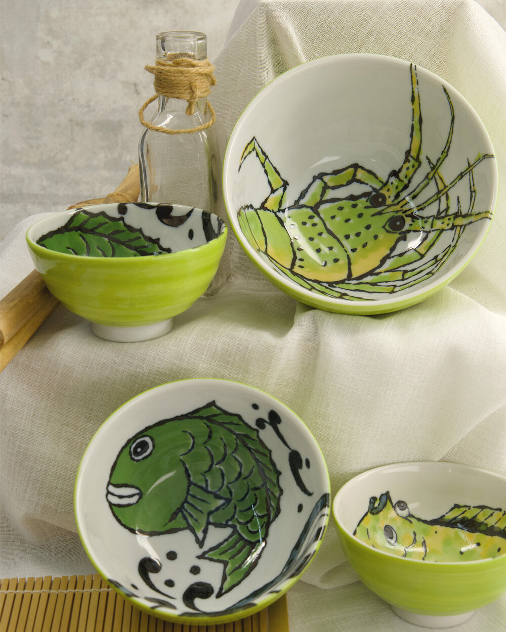 Seafood Rice skål, Lobster Green - Ø11,2 cm.